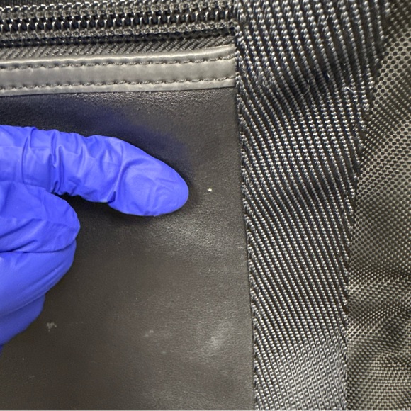 Tumi Alpha Bravo Davis Backpack Laptop Carry Bag Nylon Leather Black *READ - Picture 11 of 16